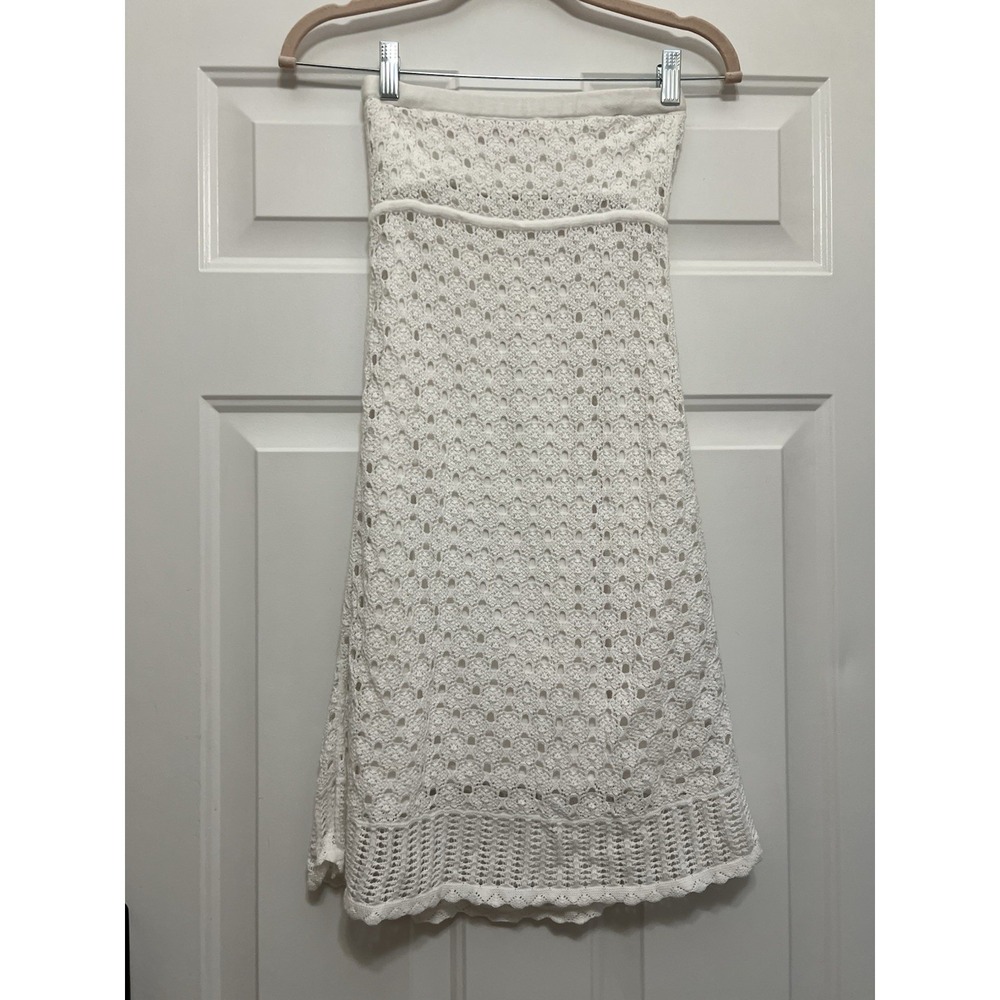 Lilly Pulitzer XS Bowen Vintage Lace Strapless Dress Beach Preppy Casual